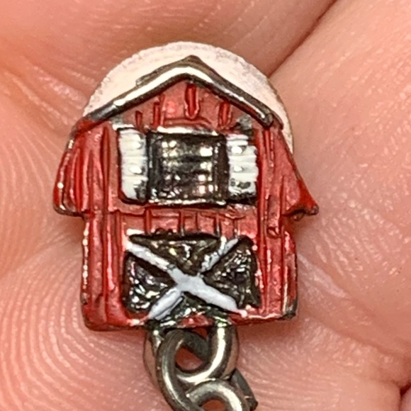 Vintage La Rage Barn & Cow Dangle Earrings - Picture 6 of 9